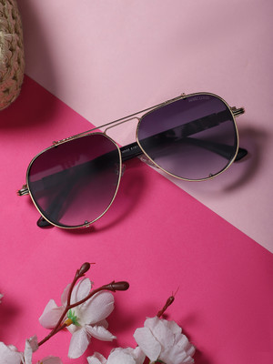 MARC LOUIS Oval Sunglasses(For Men & Women, Grey)