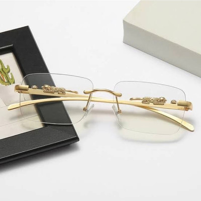 Zeemork Rectangular Sunglasses(For Men & Women, Clear)