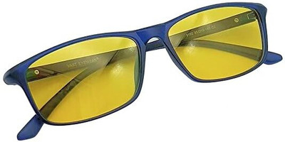 VAST Rectangular Sunglasses(For Men & Women, Yellow)