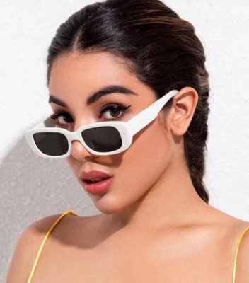 I REBEL Rectangular Sunglasses(For Women, Black)