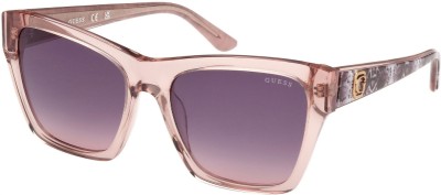 GUESS Retro Square Sunglasses(For Women, Grey)