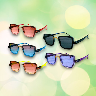 kbkids Rectangular Sunglasses(For Boys & Girls, Multicolor)