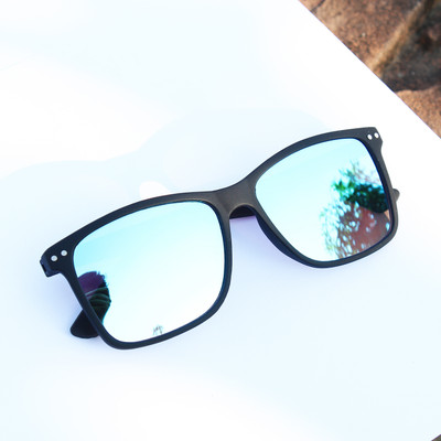 jiebo Rectangular Sunglasses(For Men, Blue)