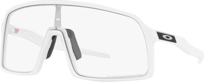OAKLEY Rectangular Sunglass(For Men, Clear)