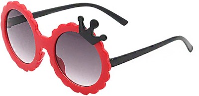 SYGA Round Sunglasses(For Boys & Girls, Black)