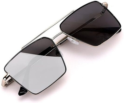 Legend Eyewear Retro Square, Wayfarer Sunglasses(For Men & Women, Black)