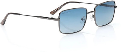 Fastrack Retro Square Sunglasses(For Men, Blue)