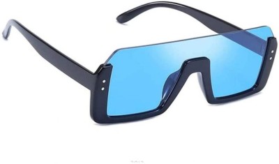 DKERAOD Rectangular Sunglasses(For Men, Blue)