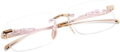 ALFATOORE Rimless Rectangle Frame(42 mm)