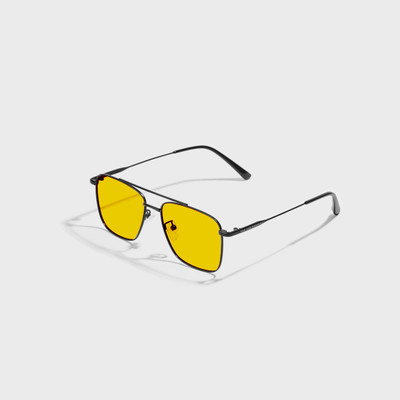 SAM AND MARSHALL Retro Square Sunglasses(For Men, Yellow)