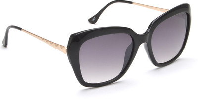 IDEE Retro Square Sunglasses(For Women, Grey)