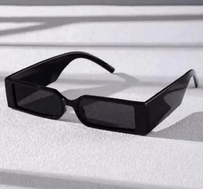 Rectangular Sunglasses(For Boys & Girls, Black)