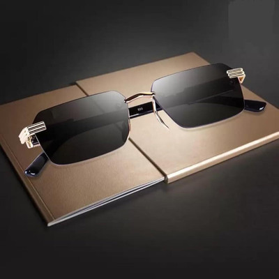 sunglace sunglasses Rectangular Sunglasses(For Men, Black)