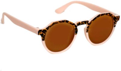 DEPARTED Butterfly Sunglasses(For Boys & Girls, Brown)