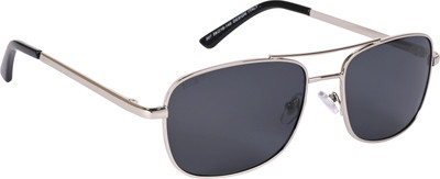 AISLIN Rectangular, Wayfarer Sunglasses(For Men & Women, Black)