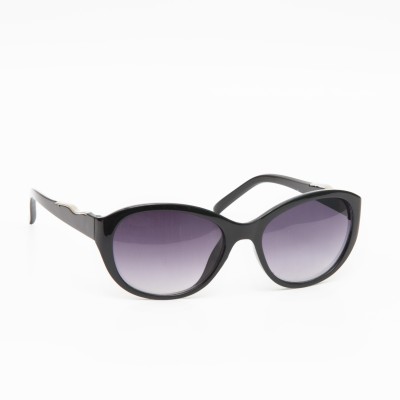 Jamleen Gallery Cat-eye Sunglasses(For Men & Women, Black)