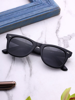 ROYAL SON Wayfarer Sunglasses(For Men & Women, Black)