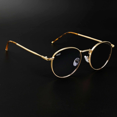 Irayz Round Sunglasses(For Men & Women, Black)