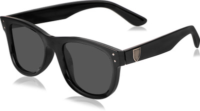 Legend Eyewear Wayfarer Sunglasses(For Men & Women, Black)