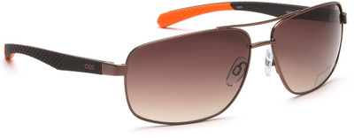 IDEE Rectangular Sunglasses(For Men, Brown)