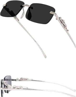 Extreme Shield Sunglasses(For Men & Women, Black)