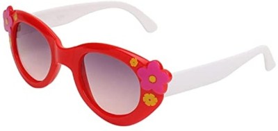 CREATURE Oval Sunglasses(For Girls, Black)