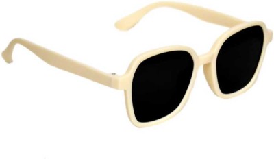 DEPARTED Rectangular Sunglasses(For Boys & Girls, Black)