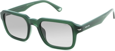 Police Retro Square Sunglasses(For Men, Grey)