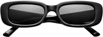 Being Better Rectangular Sunglasses(For Men & Women, Black)
