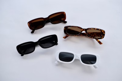 NRetail Rectangular Sunglasses(For Men & Women, Multicolor)