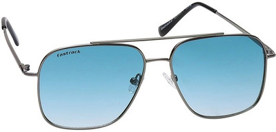 Fastrack Retro Square Sunglasses(For Men & Women, Green)