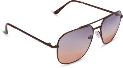 Sunnies Rectangular Sunglasses(For Men & Women, Multicolor)