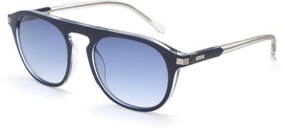 IDEE Oval Sunglasses(For Men, Blue)