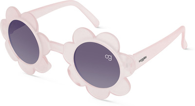 Woggles Round Sunglasses(For Boys & Girls, Black)