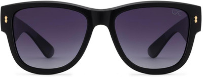 HEXXA Over-sized, Rectangular, Retro Square, Wrap-around Sunglasses(For Men, Clear)