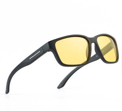 ROYAL SON Sports, Wrap-around Sunglasses(For Men & Women, Yellow)