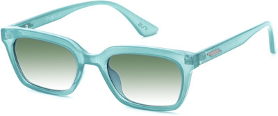 IRUS Rectangular Sunglasses(For Women, Green)