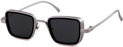 SUN STYLE Rectangular Sunglasses(For Men & Women, Black)
