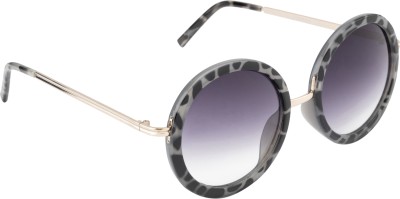 Fair-x Round Sunglasses(For Men & Women, Grey)