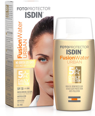 isdiN Sunscreen - SPF 50 Fotoprotector Fusion Water Urban SPF 30(50 ml)