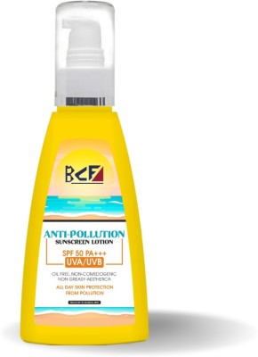 Bio Concept Formulation Sunscreen - SPF 50 PA+++ Anti Polluton and Non Greasy Sunscreen Lotion(120 ml)