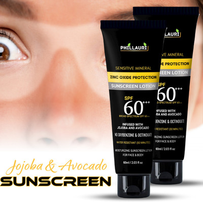 Phillauri Sunscreen - SPF 50 Non-Greasy & Hydrating Sunscreen Lotion(120 ml)