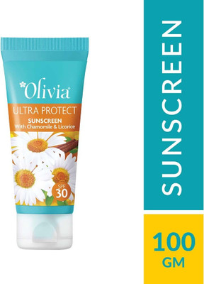 Olivia Sunscreen - SPF 50 UVA, UVB Protection, Ultra Protect ++(100 g)
