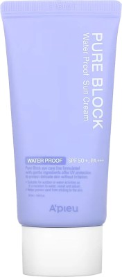 A'Pieu Sunscreen - SPF 50+ PA+++ Pure Block Water Proof Sun Cream SPF50+, PA+++(50 ml)