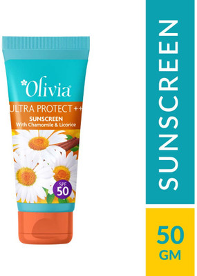 Olivia Sunscreen - SPF 50 UVA, UVB Protection, Ultra Protect ++(50 g)