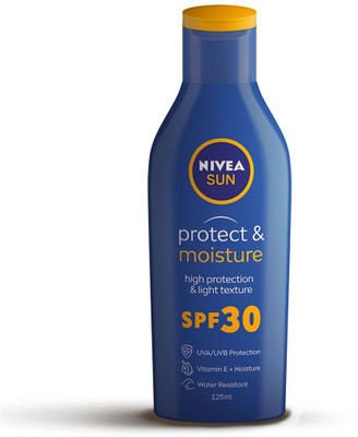 NIVEA Sunscreen - SPF 30 PA++ UVA UVB, Moisturizing Lotion with Vitamin E, For Men & Women(125 ml)