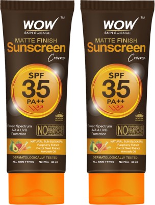 WOW SKIN SCIENCE Sunscreen - SPF SPF 55 PA++ SKIN SCIENCE Sunscreen�Cream�Summer Pack(80 ml)