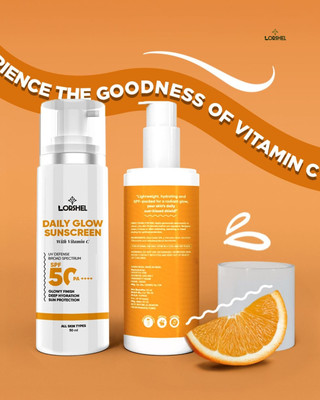 LORSHEL Sunscreen - SPF SPF 50 PA+++ PA+++ Sunscreen - SPF 50 PA+++ A Must-Have in Your Skin Defense Kit(50 ml)