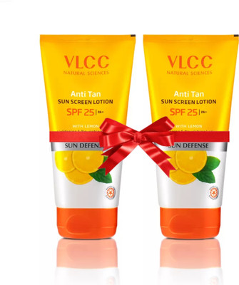 VLCC Sunscreen - SPF 50 PA+ Anti Tan Sun Screen Lotion 2x150ml Pack of 2(300 ml)