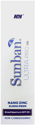 sunban Sunscreen - SPF 50 PA+++ Ultra Pro Gel 60gm(60 g)